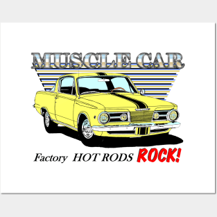 65 Barracuda - Muscle Car Posters and Art